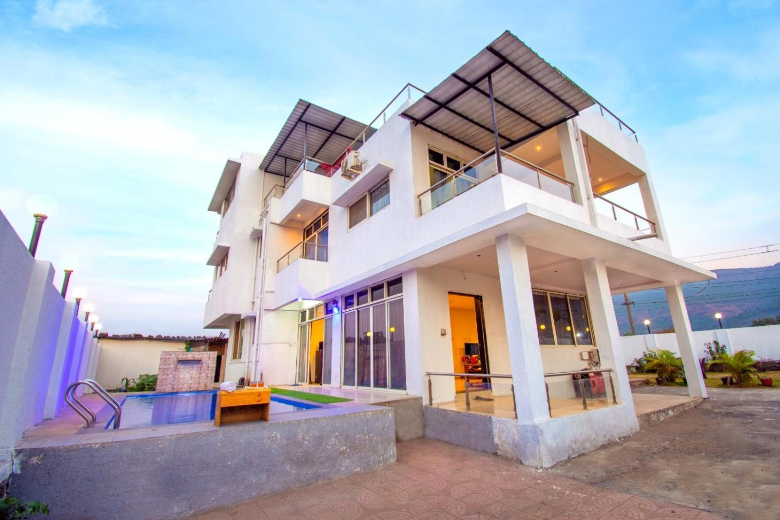 Empyrean Stay Ll 6Bhk Ll Royal Bramha Palace Ll Pvt Pool Ll Lonavla Zewnętrze zdjęcie